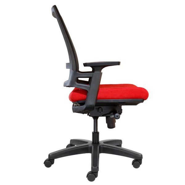 Ghế xoay văn phòng lưng lưới, chân nhựa HOM1085-03