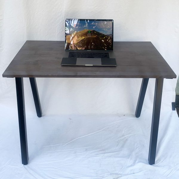 Bàn làm việc 100x60cm gỗ cao su hệ PLY chân lắp ráp