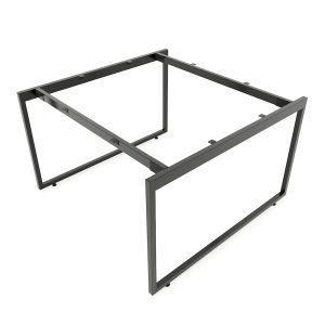 Chân sắt lắp ráp cho bàn 120x120cm hệ Slean HCSL015