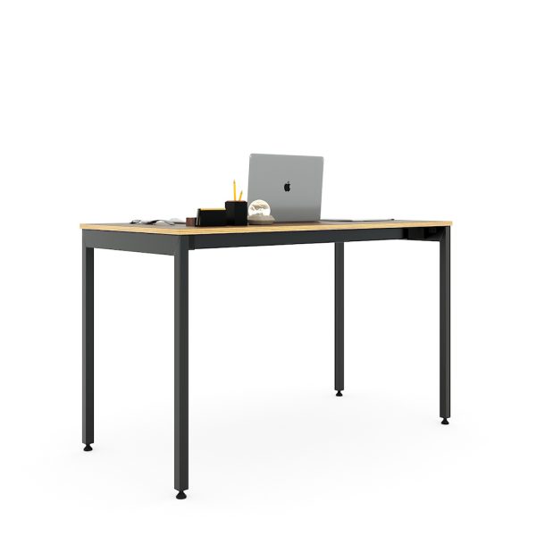 Bàn làm việc 120x60cm gỗ Plywood phủ melamin chân hệ Slean HBSL004