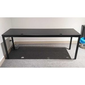 Bàn làm việc 200x60cm gỗ cao su chân sắt hệ Uconcept HBUC036