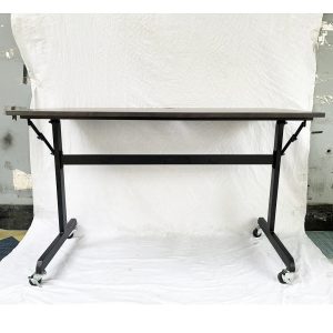 Bàn làm việc chân gấp có bánh xe mặt gỗ cao su SPD68172