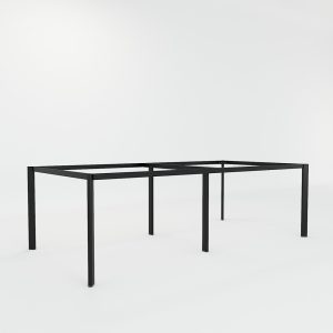 HBOV013 - Bàn cụm 4 240x120 hệ Oval Concept lắp ráp