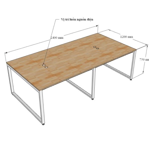 chân sắt lắp ráp cho bàn cụm 4 người ngồi