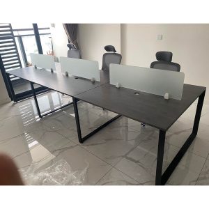 Vách ngăn kính cường lực 110x30cm VNK001