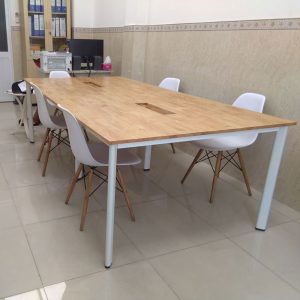 HBOV013 - Bàn cụm 4 240x120 hệ Oval Concept lắp ráp