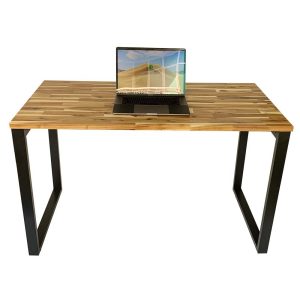 Bàn làm việc 120x60cm hệ Wooden chân sắ lắp ráp HBWD002