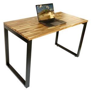 Bàn làm việc 120x60cm hệ Wooden chân sắ lắp ráp HBWD002
