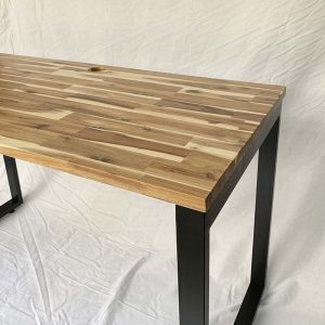 Bàn làm việc 120x60cm hệ Wooden chân sắ lắp ráp HBWD002