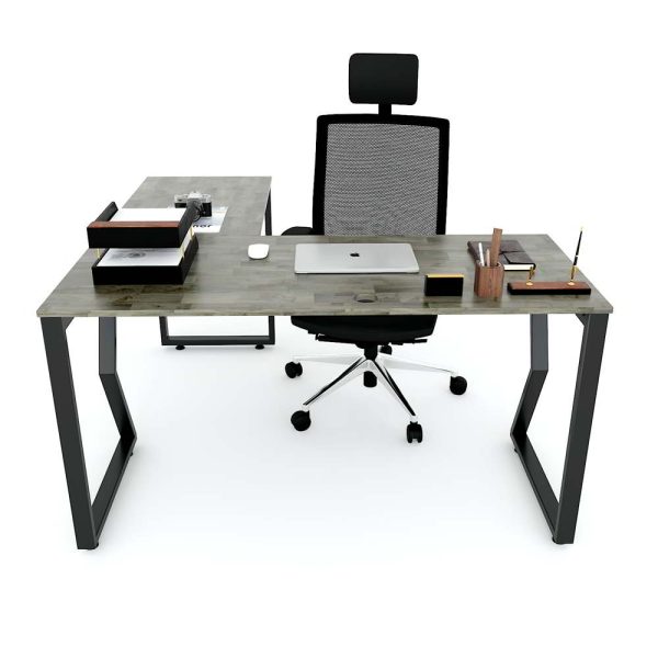 HBMC017 - Bàn chữ L 140x140 MConcept chân sắt lắp ráp