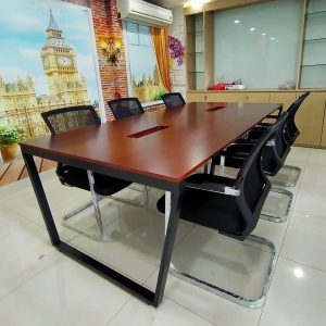 Bàn họp 240x120 Trapeze Concept lắp ráp