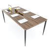 Bàn họp 200x100cm gỗ Plywood phủ melamin hệ Cone II HBCN023
