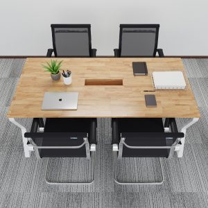 HBMC010 - Bàn họp 180x80 MConcept chân sắt lắp ráp