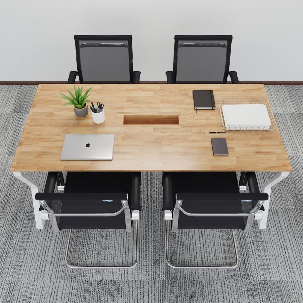 HBMC010 - Bàn họp 180x80 MConcept chân sắt lắp ráp
