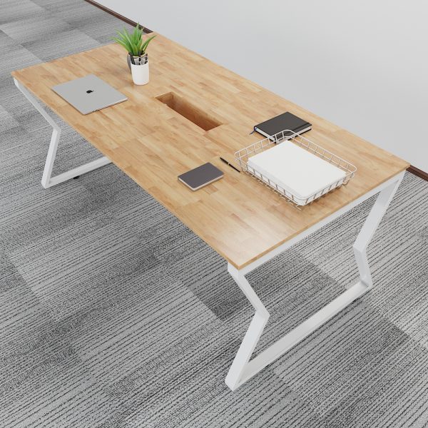 HBMC010 - Bàn họp 180x80 MConcept chân sắt lắp ráp