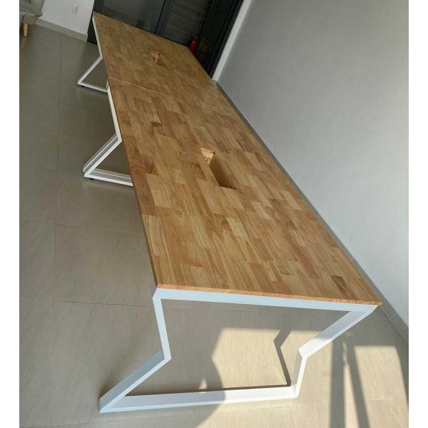 Bàn họp 180x80 MConcept chân sắt lắp ráp