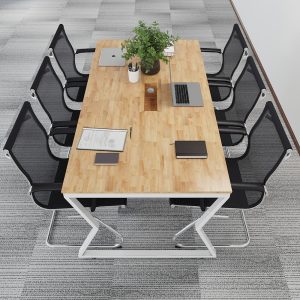 HBMC012 - Bàn họp 200x100 MConcept chân sắt lắp ráp