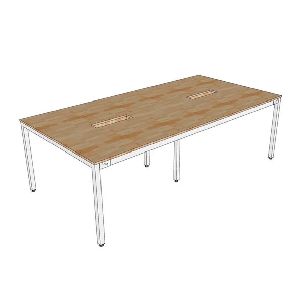 Bàn họp 240x120 hệ UConcept lắp ráp HBUC048