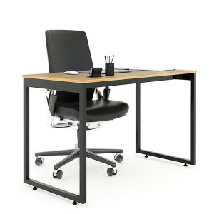 Bàn làm việc 120x60cm gỗ Plywood phủ melamin chân hệ Slean HBSL004