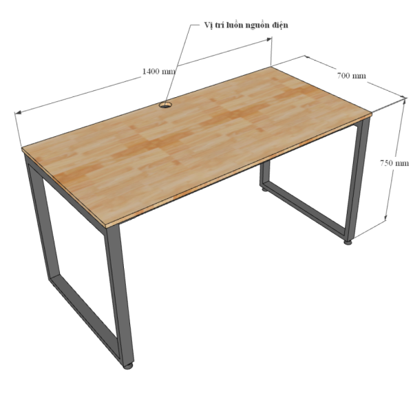 Bàn làm việc 120x70 Rectang Concept