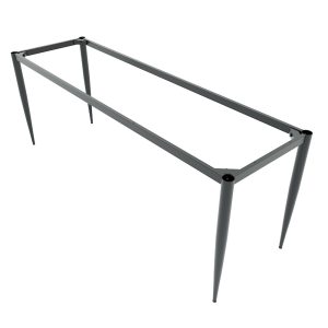 Bàn làm việc 200x60cm gỗ Plywood phủ melamin chân hệ Cone II HBCN010