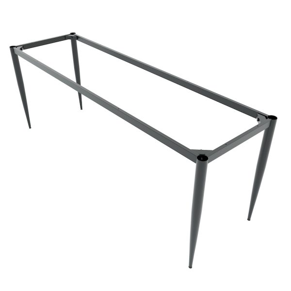 Bàn làm việc 200x60cm gỗ Plywood phủ melamin chân hệ Cone II HBCN010