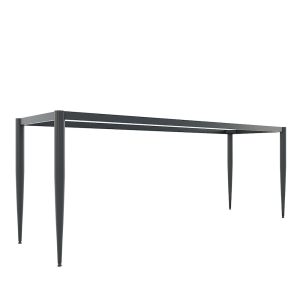 Bàn làm việc 200x60cm gỗ Plywood phủ melamin chân hệ Cone II HBCN010