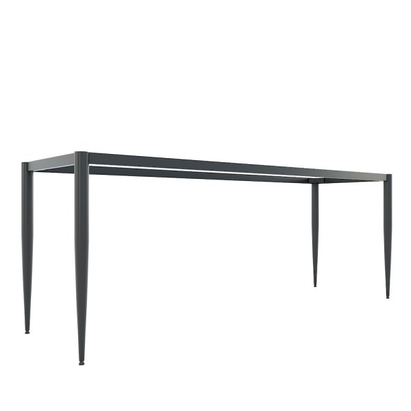 Bàn làm việc 200x60cm gỗ Plywood phủ melamin chân hệ Cone II HBCN010