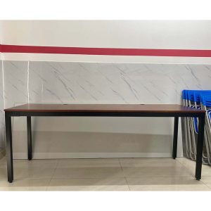 Bàn làm việc 200x60cm gỗ cao su chân sắt hệ Uconcept HBUC036