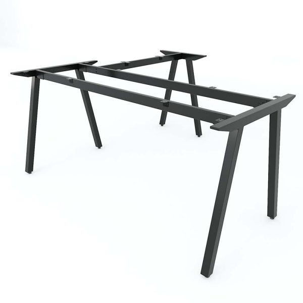 Chân bàn sắt chữ L 160x150cm hệ PLY lắp ráp HCPL018