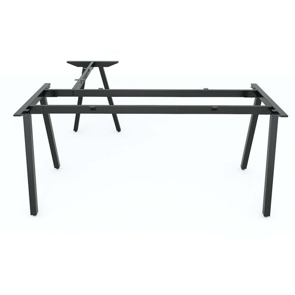 Chân bàn sắt chữ L 160x150cm hệ PLY lắp ráp HCPL018
