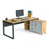 Bàn giám đốc 180x80cm kết hợp tủ di động HBRT068