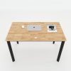 Bàn làm việc 120x70cm hệ Oval Concept lắp ráp HBOV004