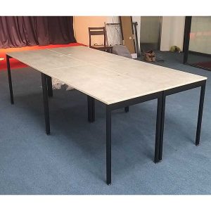 Bàn làm việc 120x60cm gỗ Plywood phủ melamin chân hệ Slean HBSL004