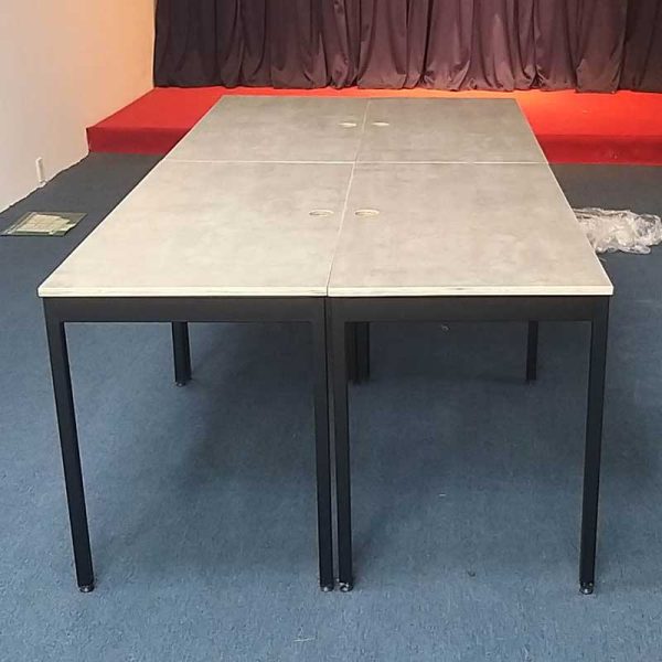 Bàn làm việc 120x60cm gỗ Plywood phủ melamin chân hệ Slean HBSL004
