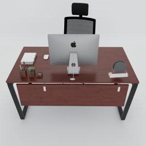 HBTC006 - Bàn làm việc 80x140 Trapeze Concept