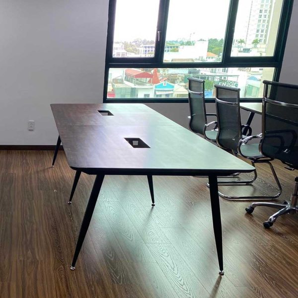 Bàn họp 2.8m gỗ Tràm chân CONE - HBCO050