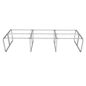 Chân sắt lắp ráp cụm 8 người ngồi 360x120cm hệ Minimal HCMN008