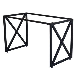 Chân bàn sắt lắp ráp chữ X 120x60cm hệ Minimal HCMN012