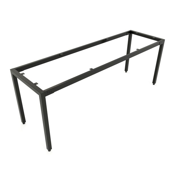 Bàn làm việc 200x60cm gỗ cao su chân sắt hệ Uconcept HBUC036