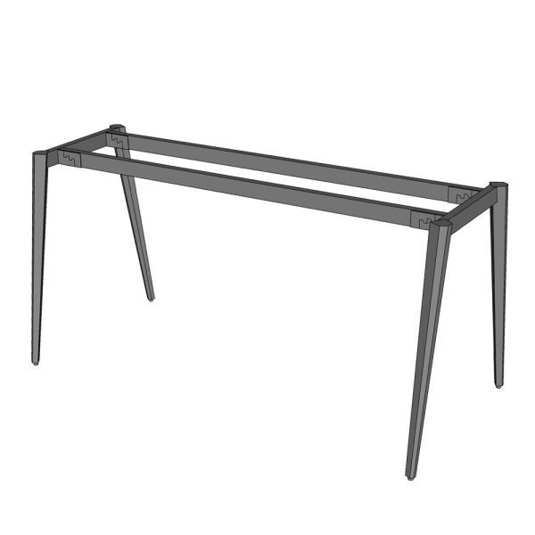 Chân sắt lắp ráp cho bàn 160x70cm hệ Đa Giác CHDG006