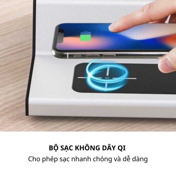 Giá treo tai nghe tích hợp sạc không dây DA07-2S