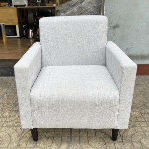 ghế sofa đơn màu xám