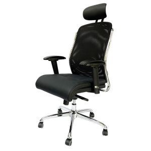 Ghế công thái học Ergonomic nệm bọc da GSP104SJ