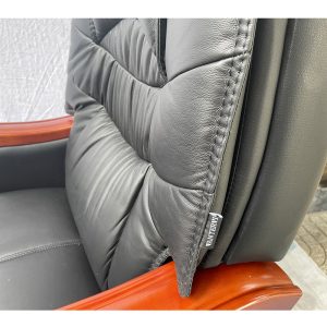Ghế giám đốc da cao cấp Vantervi tay viền gỗ ngả nằm GSP-8280SJD