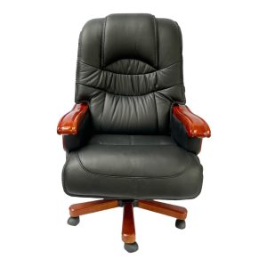 Ghế giám đốc da cao cấp Vantervi tay viền gỗ ngả nằm GSP-8280SJD