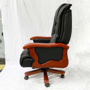 Ghế giám đốc da cao cấp Vantervi tay viền gỗ ngả nằm GSP-8280SJD