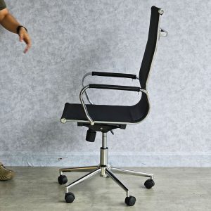 Ghế xoay lưng lưới màu đen, 1 cần điều khiển - HOM1007-04