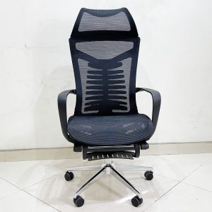 Ghế văn phòng chân xoay ngả lưng có tựa đầu MF740