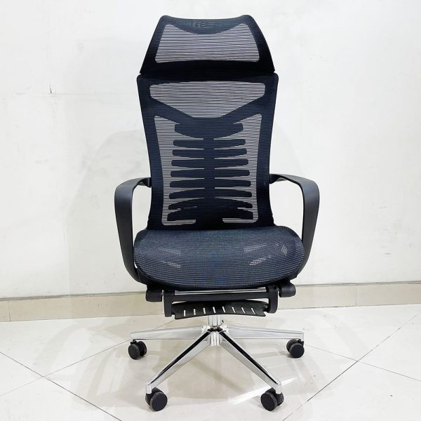 Ghế văn phòng chân xoay ngả lưng có tựa đầu MF740